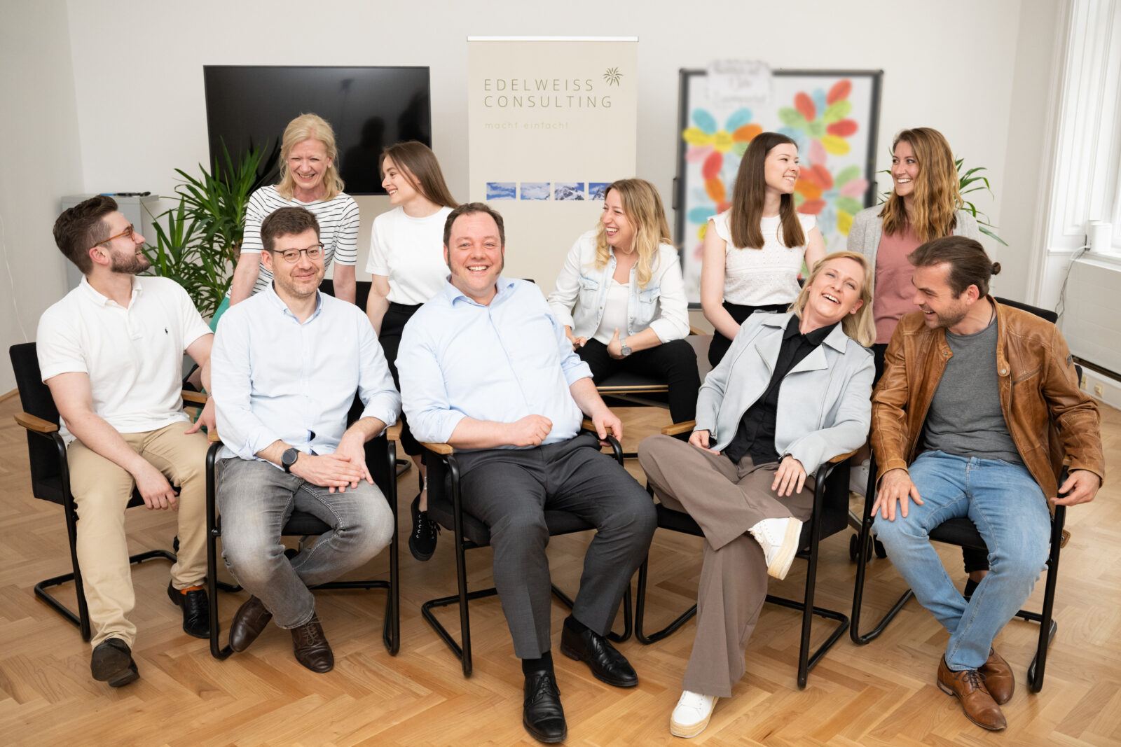 Edelweiss Consulting Gruppenfoto Office